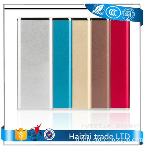 compact portable phone universal 6000mah bank charger mobile power supply